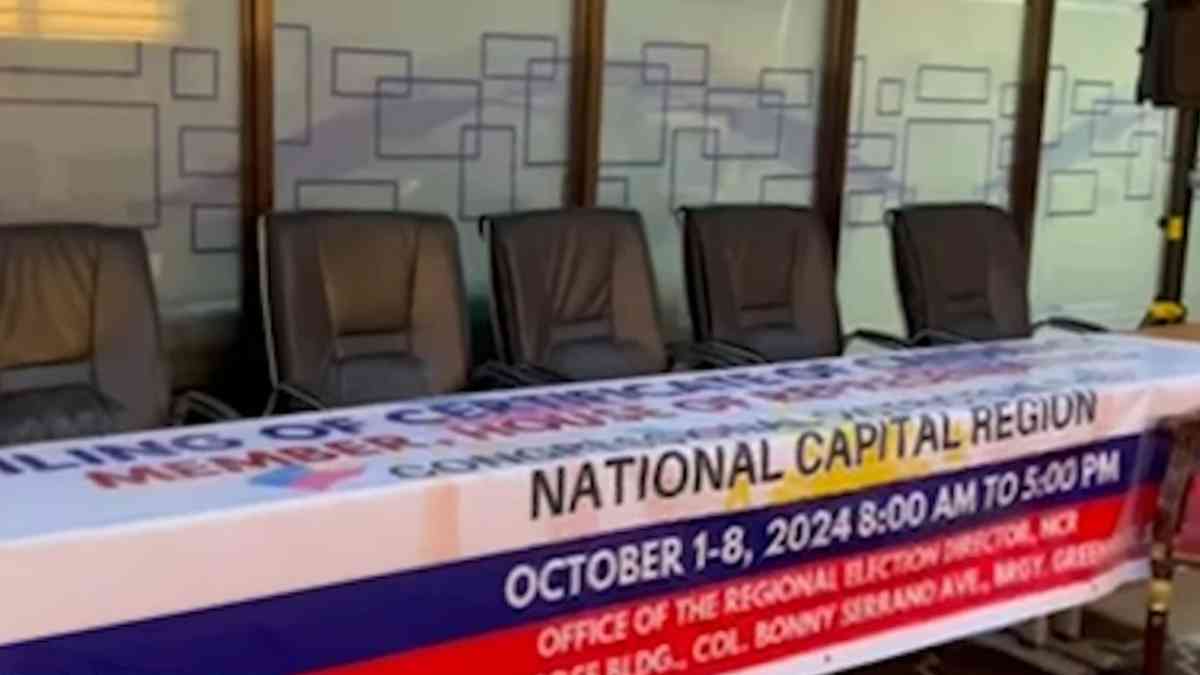 PNP assures security during days of COC Filing