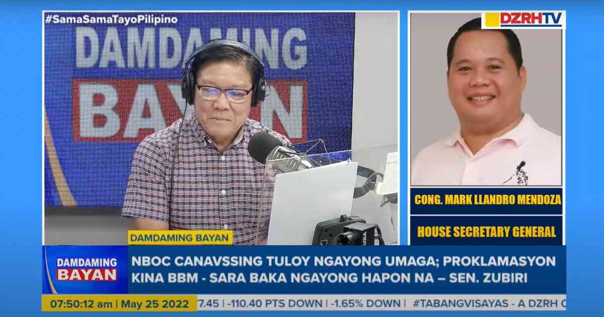 Proclamation of new prexy, VP targeted this afternoon — House SecGen