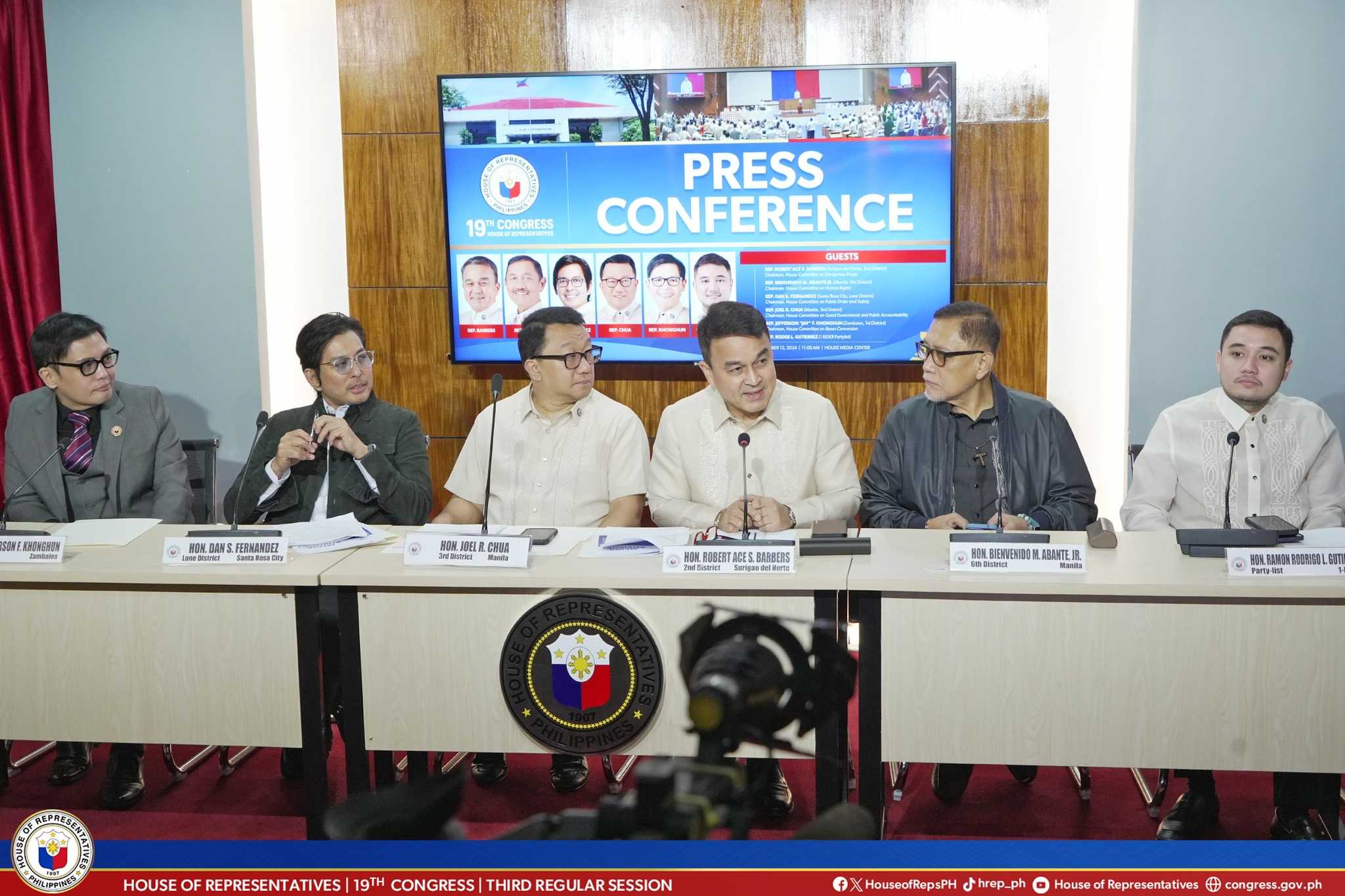 Quad Comm hearing with Ex- President Duterte to proceed today, November 13