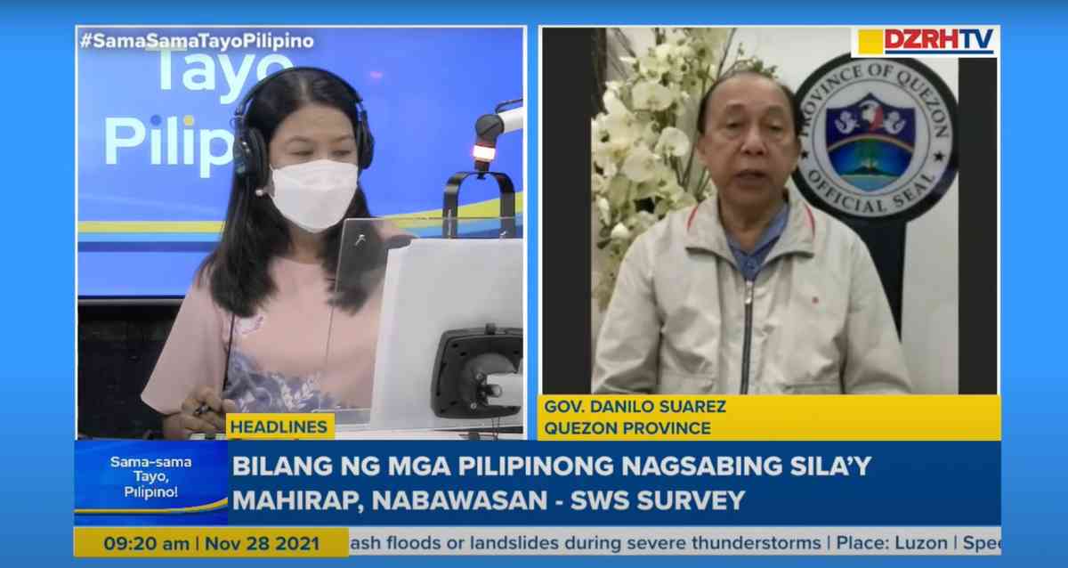 Quezon Gov. Suarez: Preference to Western medicine behind Sinovac rejection
