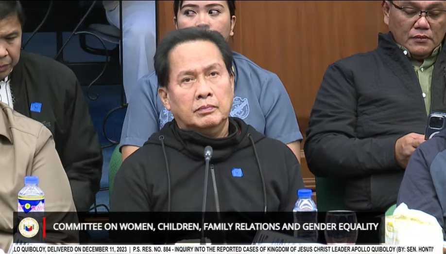 Quiboloy appears at Senate hearing as probe into alleged abuses resumes