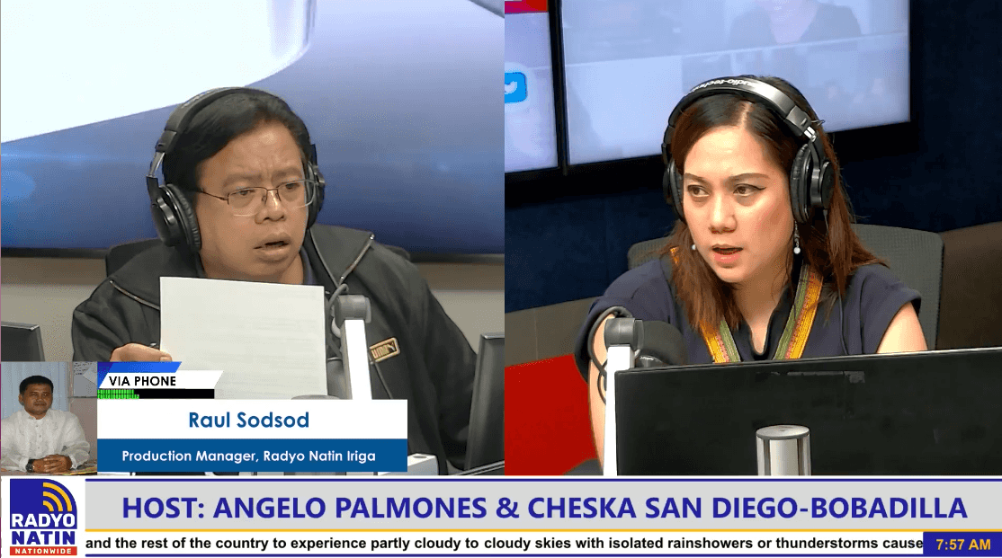 Radyo Natin Iriga reporter jailed for opening police blotter