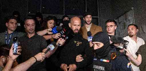 Romanian police raid Andrew Tate's home amid human trafficking probe