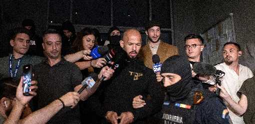 Romanian police raid Andrew Tate's home amid human trafficking probe