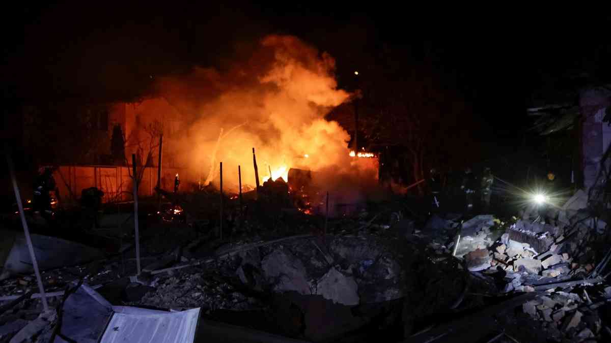 Russian drones attack Ukraine's Kharkiv and Dnipro, one dead, 46 injured