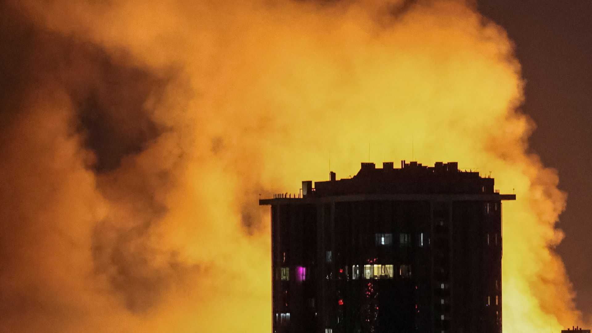 Russia's all-night drone attack on Kyiv injures 23, Ukraine says