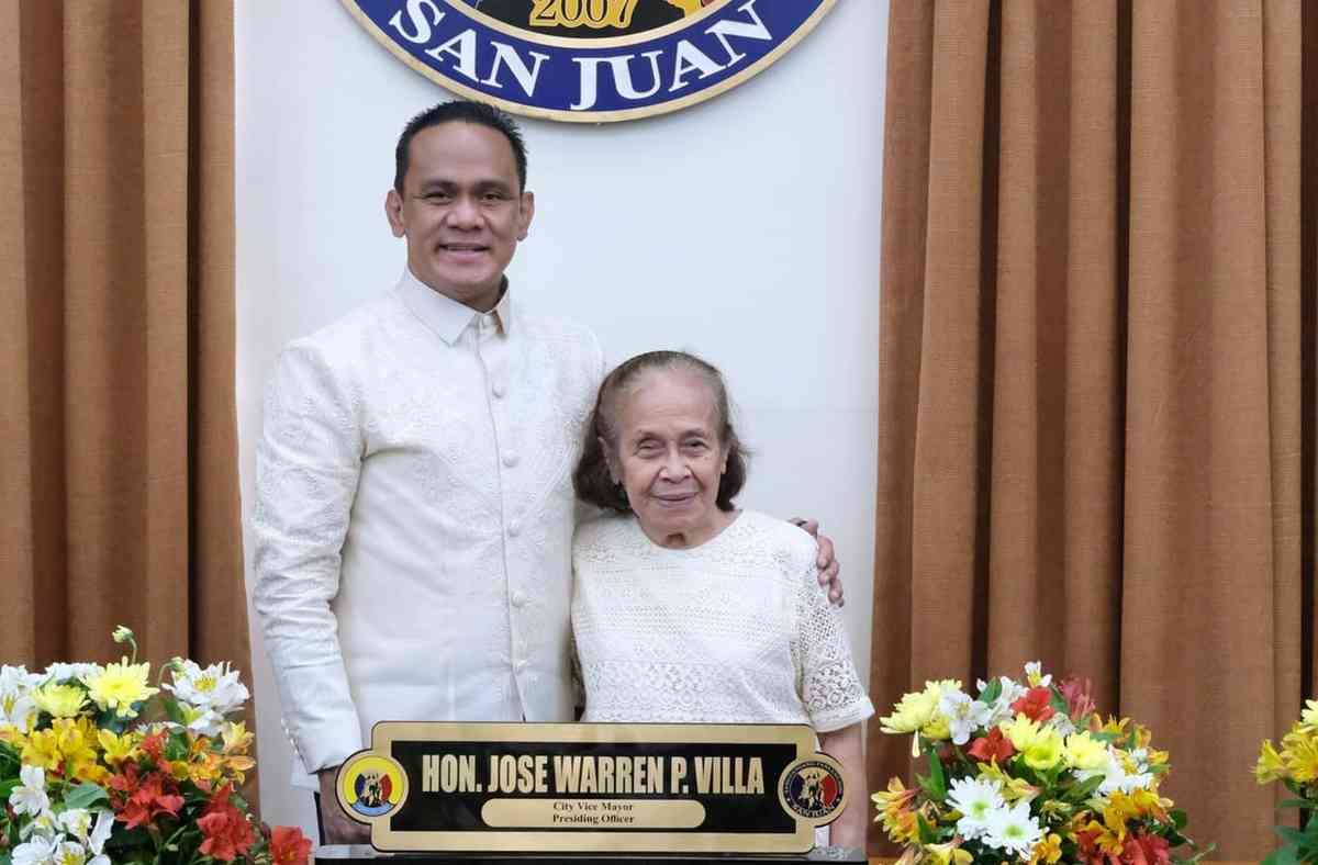 Zamora declares week-long mourning in San Juan City for Vice Mayor Villa