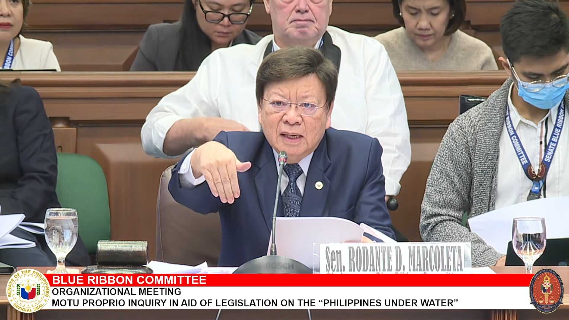 Marcoleta slams contractor of flood control project: '80% lupa, 15% semento, 5% bakal equals pera'