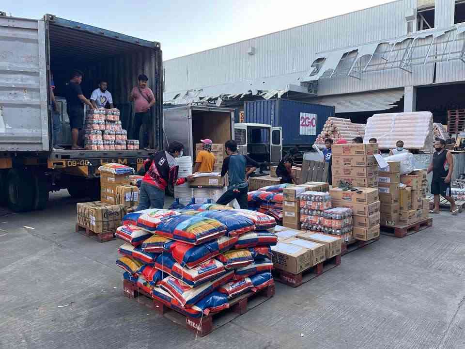 Shipping lines offer free transport of goods to 'Odette'-hit areas