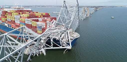 Six workers presumed dead after crippled cargo ship knocks down Baltimore bridge