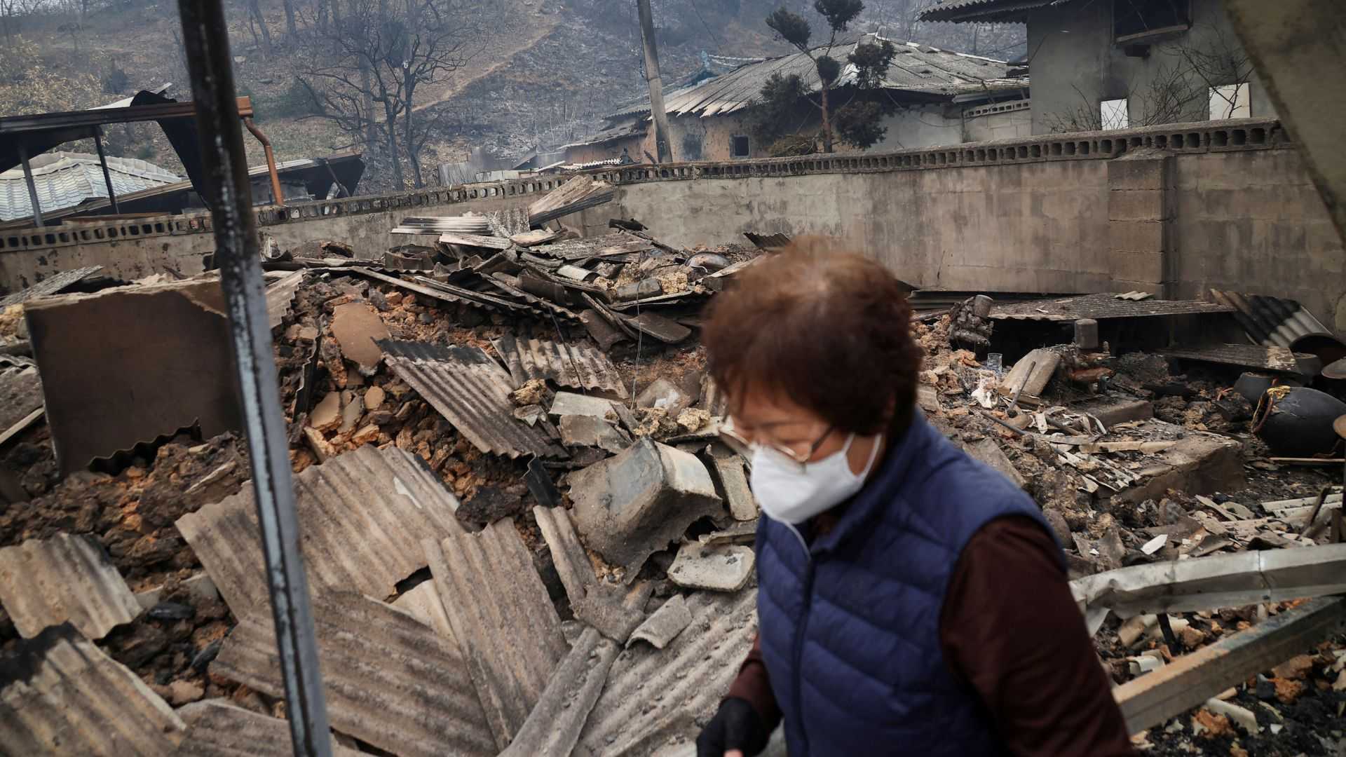 South Korea battles worst ever wildfires as death toll hits 26