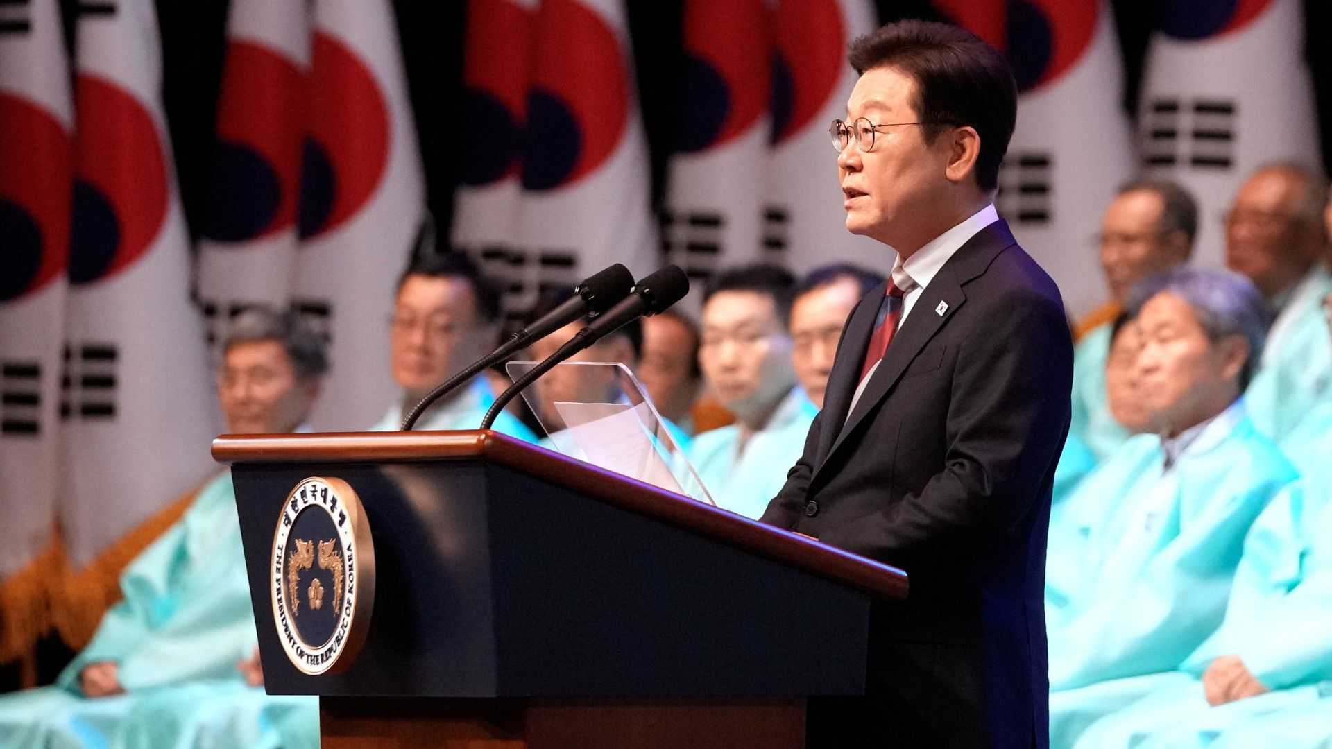 South Korea's Lee to end some military activity on border with North Korea