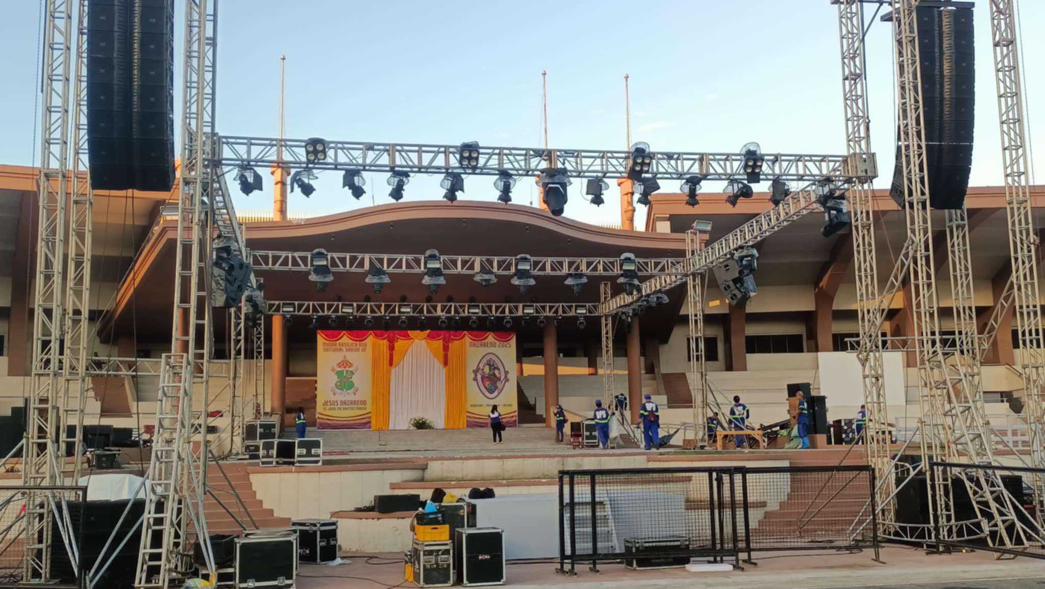 Stage set for Jesus Nazareno "Pahalik": thousands expected at Quirino Grandstand
