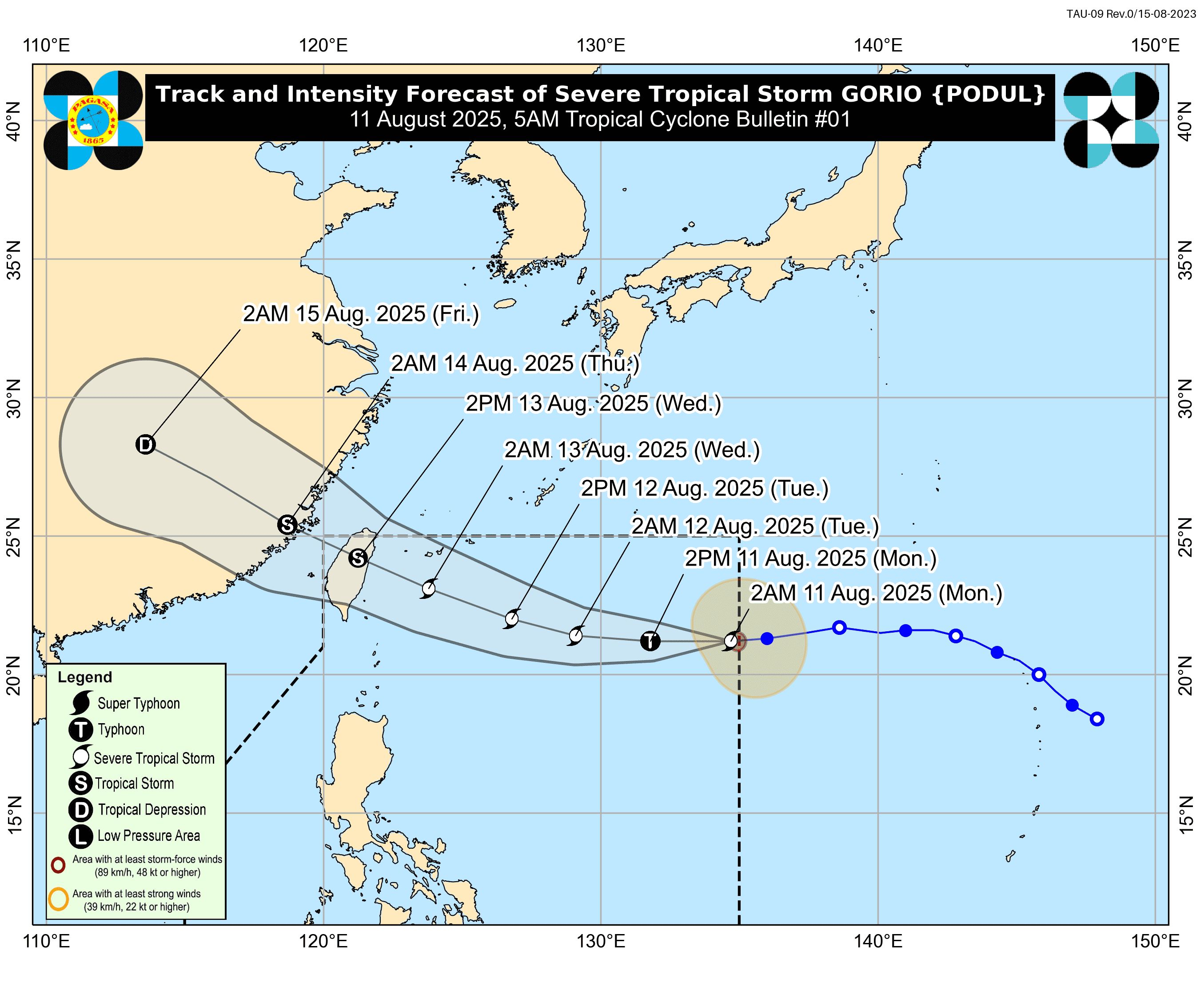 STS Gorio may intensify into a typhoon within the next 12 hours — PAGASA