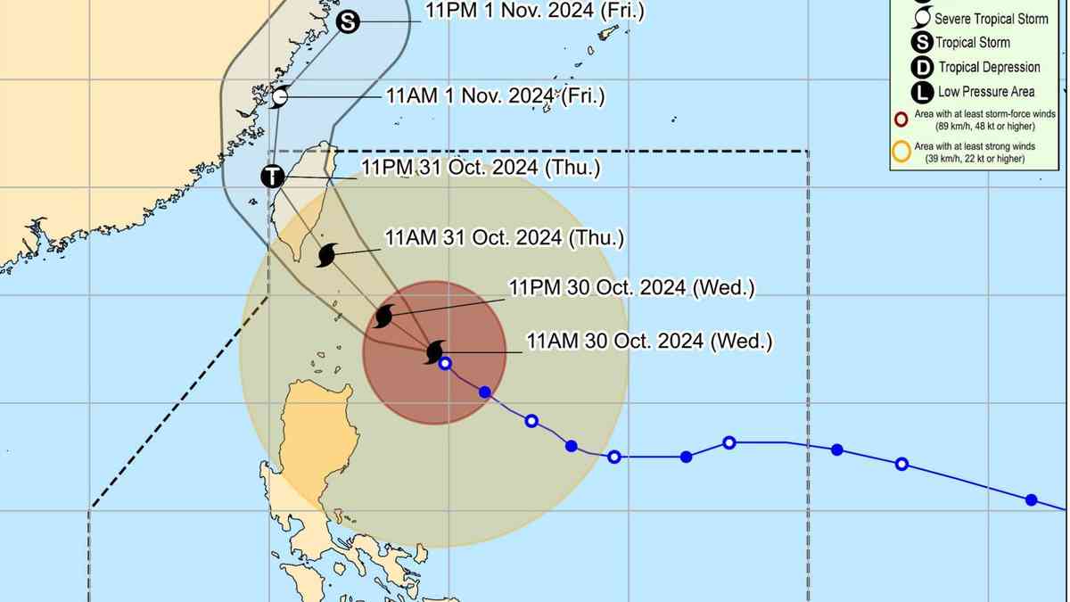 Super typhoon "Leon" continues to move closer to Batanes