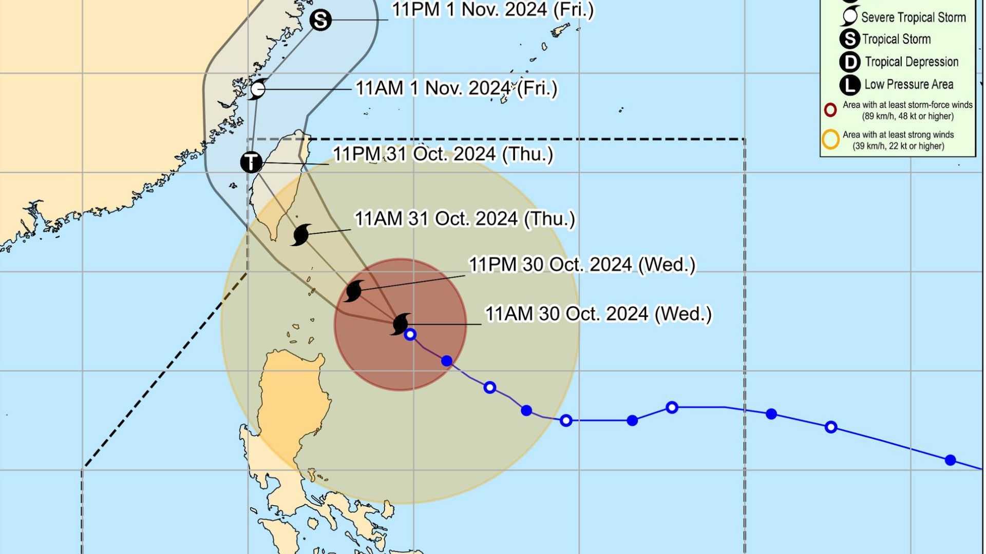Super typhoon "Leon" continues to move closer to Batanes