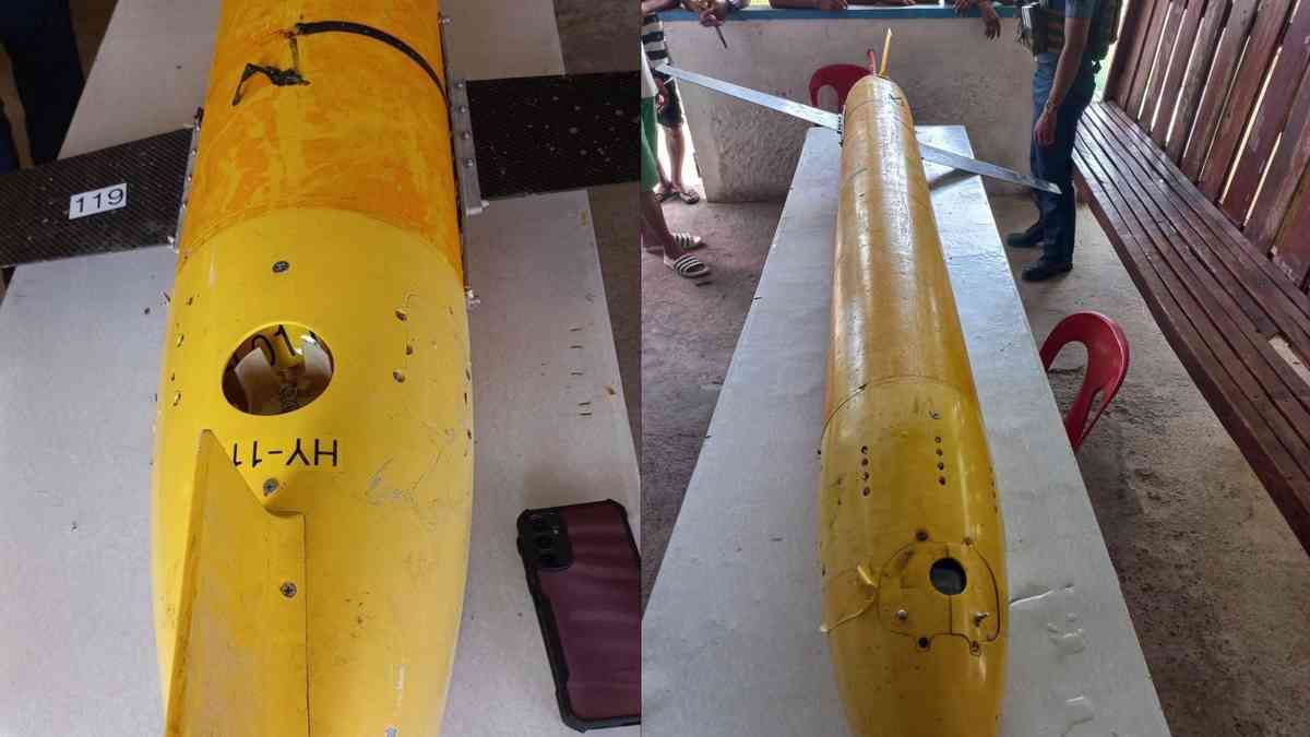 Chinese submarine drone recovered in Masbate waters - PNP