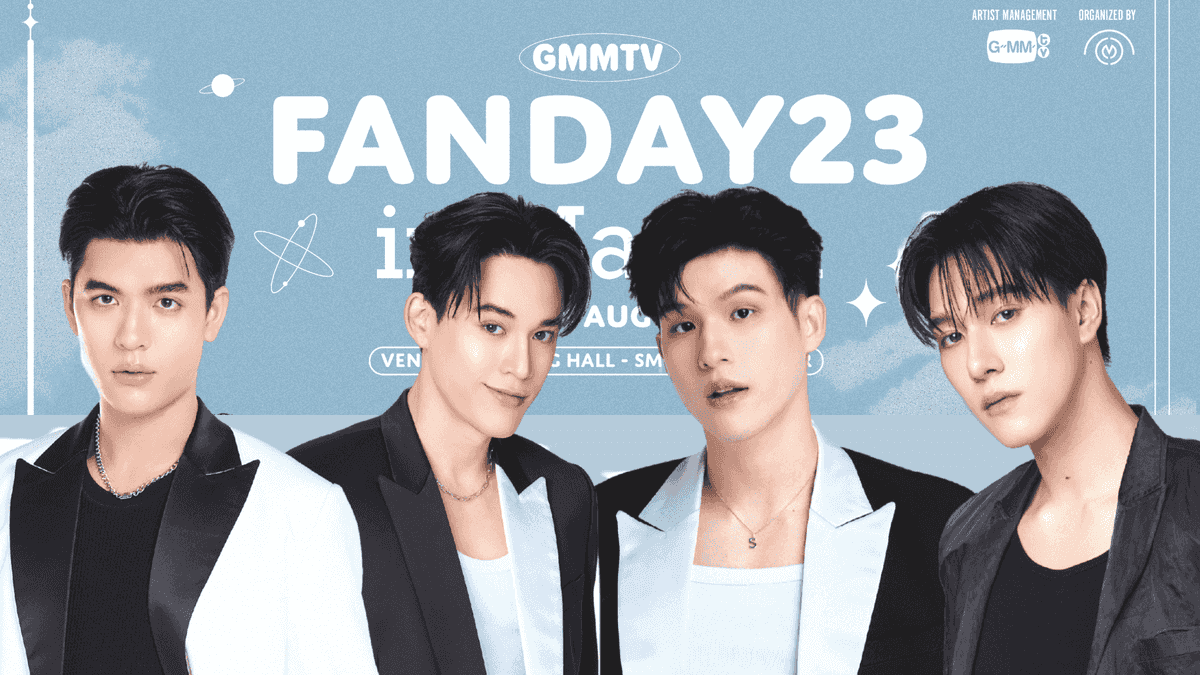 Thai Actors SkyNani, JossGawin headline ‘GMMTV Fan Day 23’ in Manila this August