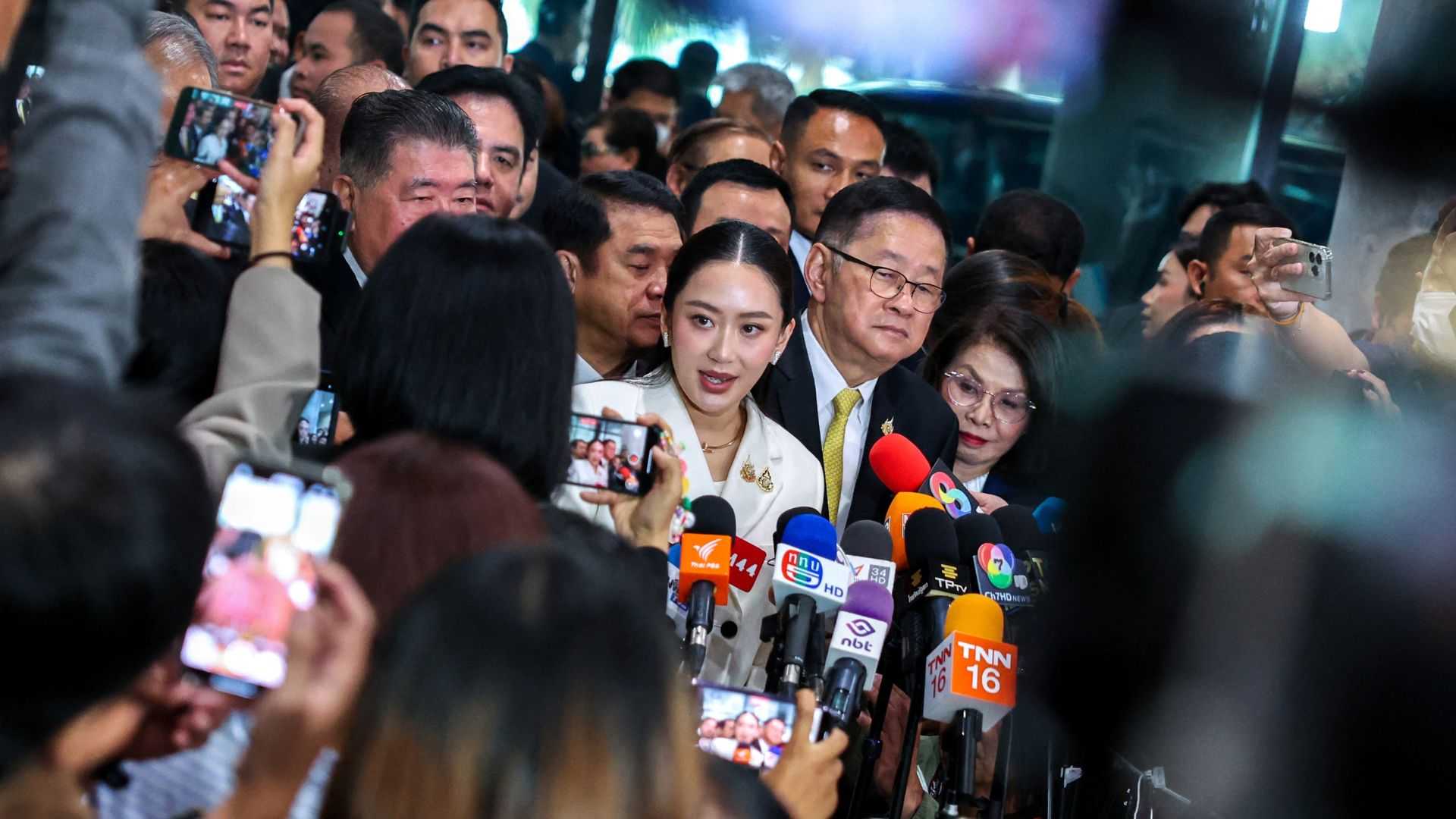 Thai PM grilled in censure motion over father Thaksin's influence