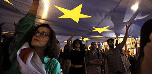 Thousands protest in Georgia against 'foreign agents' bill