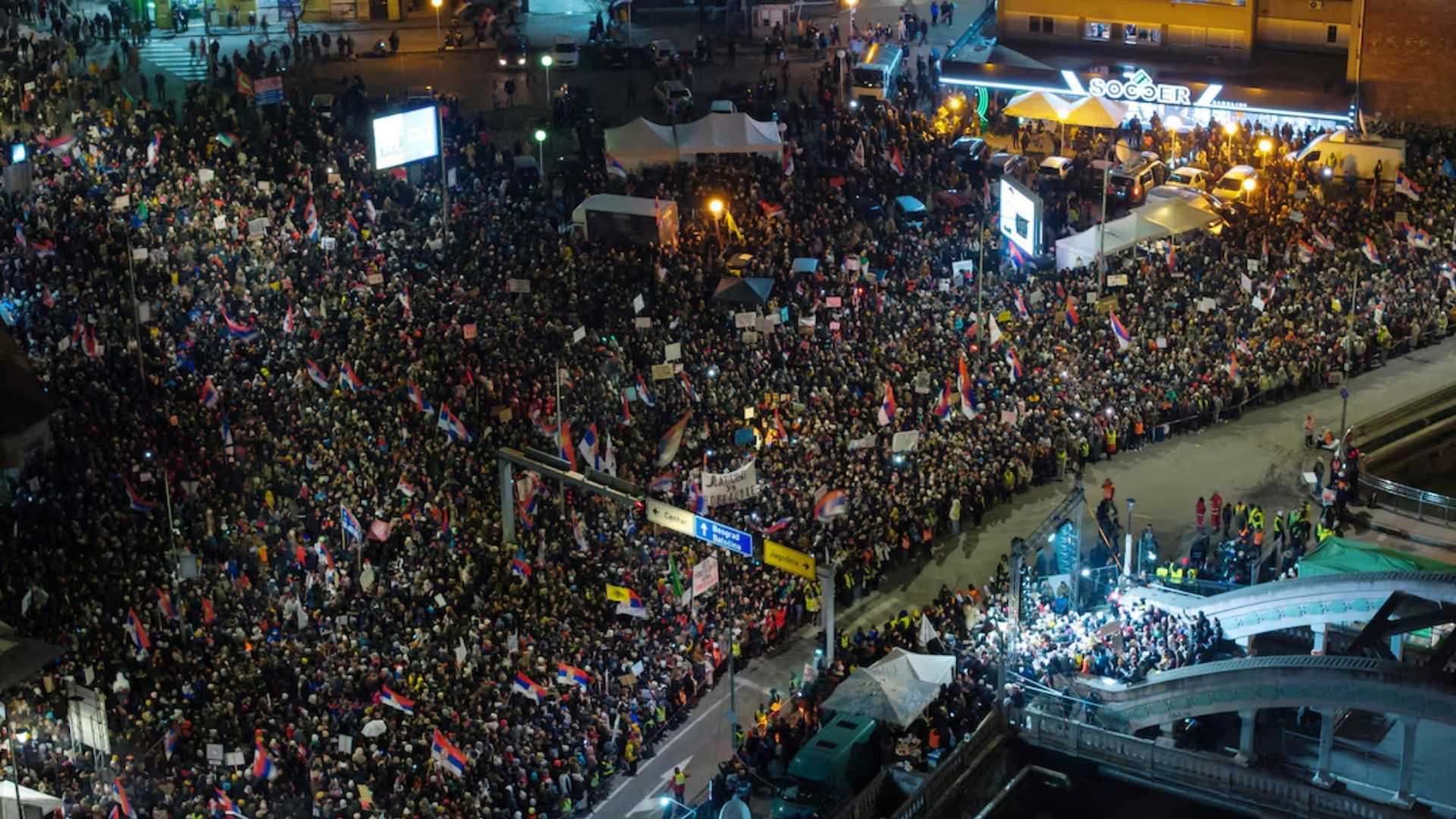 Thousands rally in Serbia as anger over corruption swells