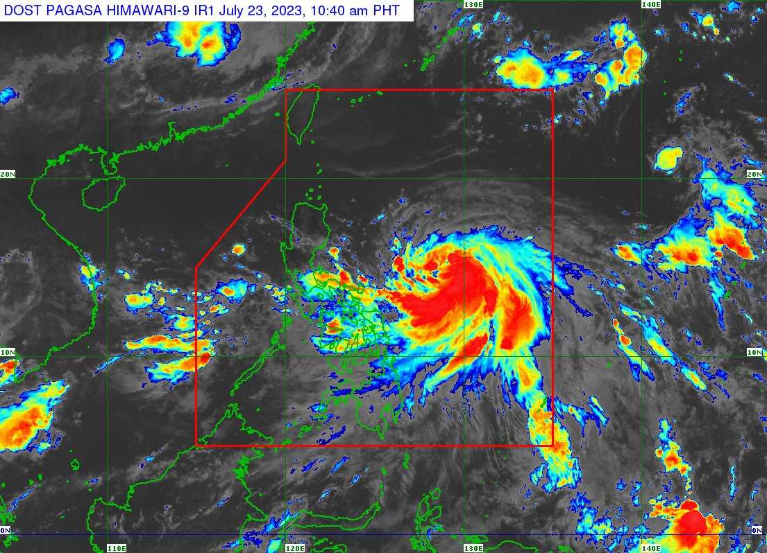 PAGASA: Egay intensifies into severe tropical storm