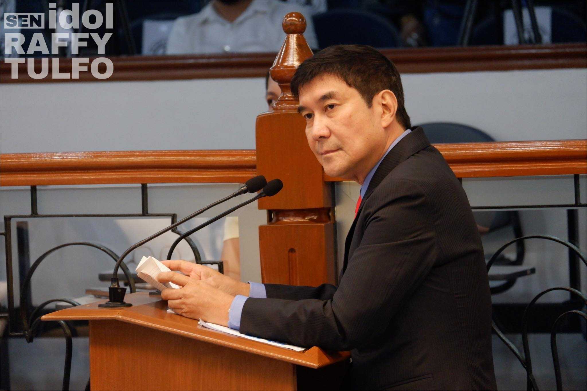 Tulfo to give families of Taguig shooting victims P500K each