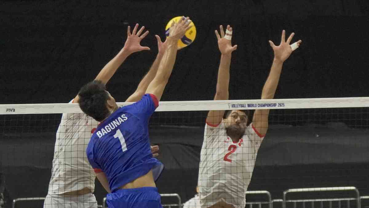 Tunisia shuts down Alas Pilipinas in PH’s FIVB Worlds debut