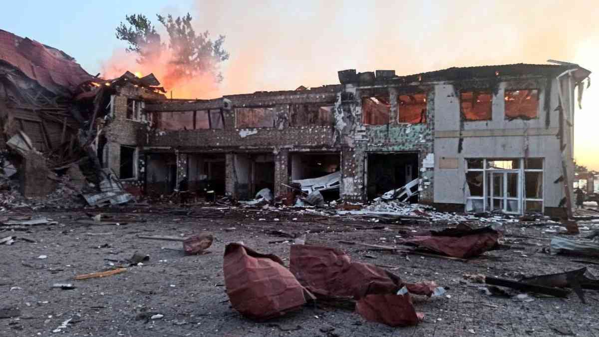 Two children among wounded in Russian attack on Ukraine's Kharkiv, officials say