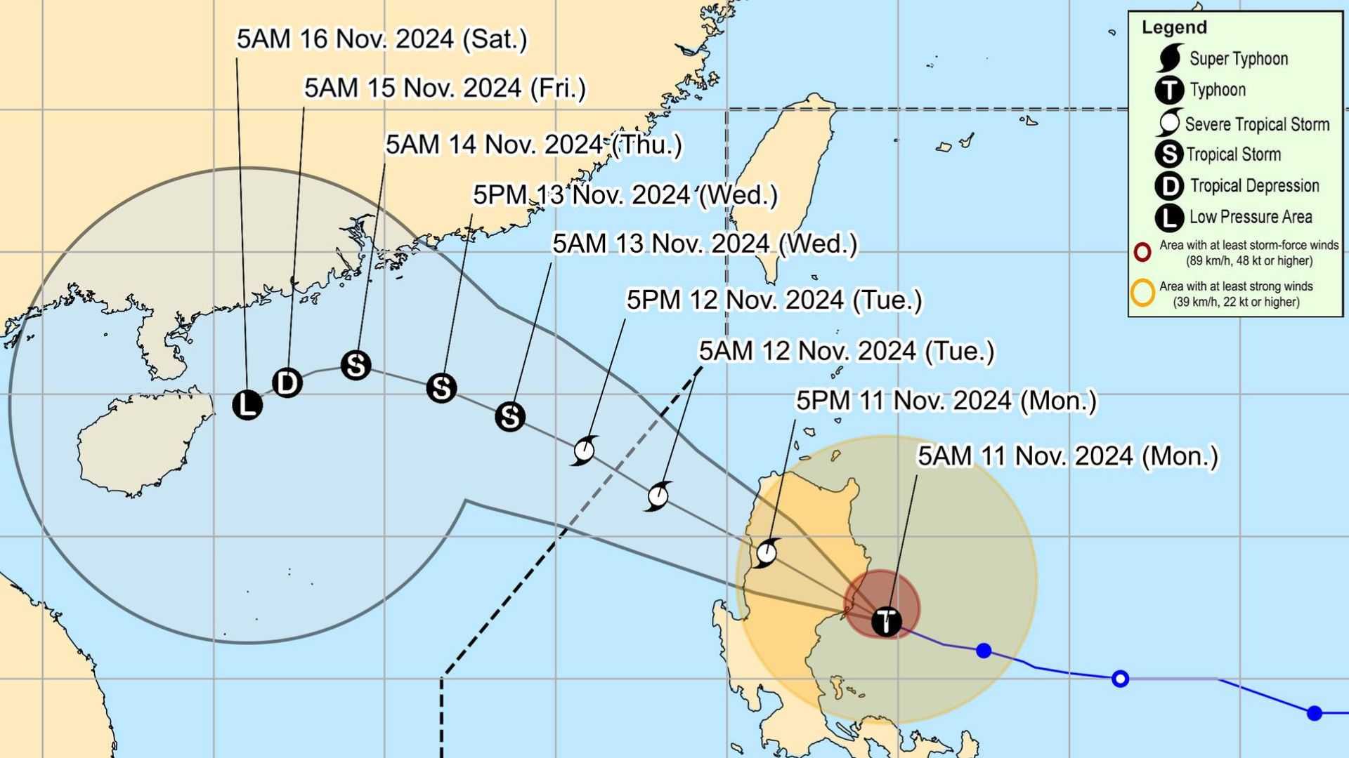 "Nika" intensifies as it nears Isabela, Aurora boundary