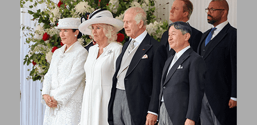 UK's King Charles welcomes Japan's Emperor Naruhito for state visit