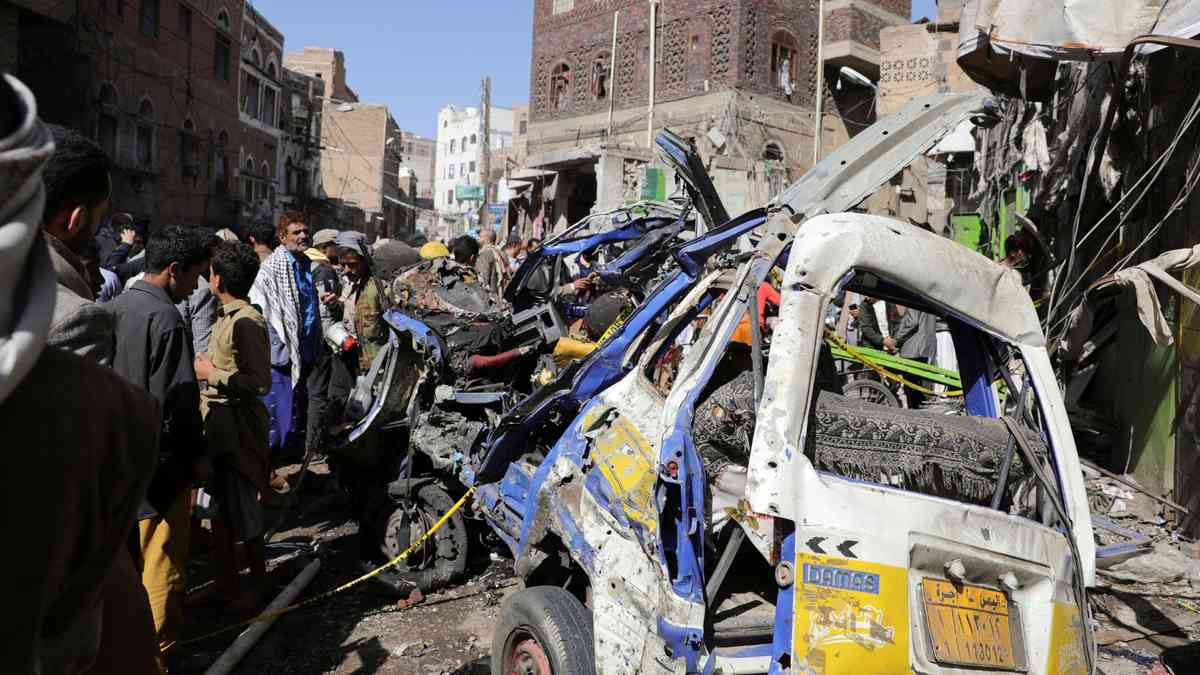 US says blast near Yemen UNESCO world heritage site caused by Houthi missile