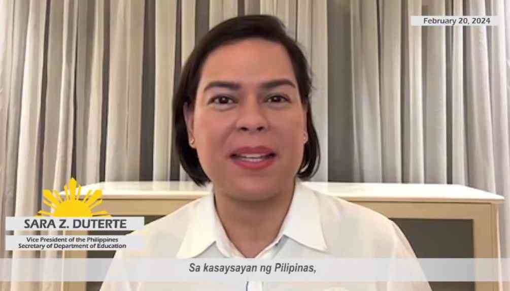 VP Sara dismisses allegations on her involvement with Quiboloy