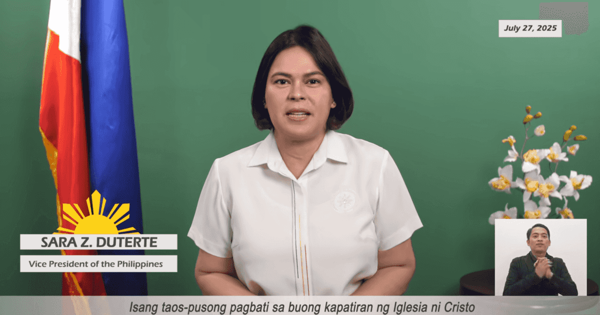 VP Sara Duterte honors INC’s 111th Anniversary