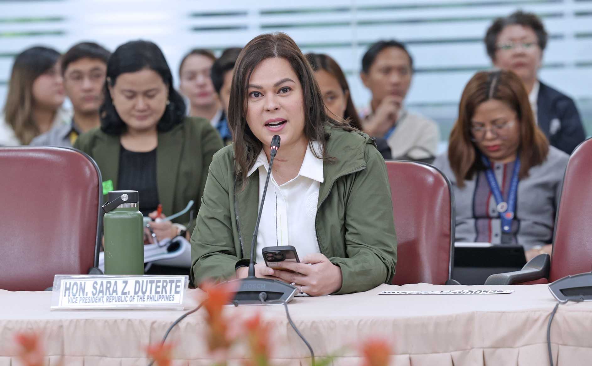 VP Sara Duterte rejects House Comm’s invitation on DepEd funds investigation