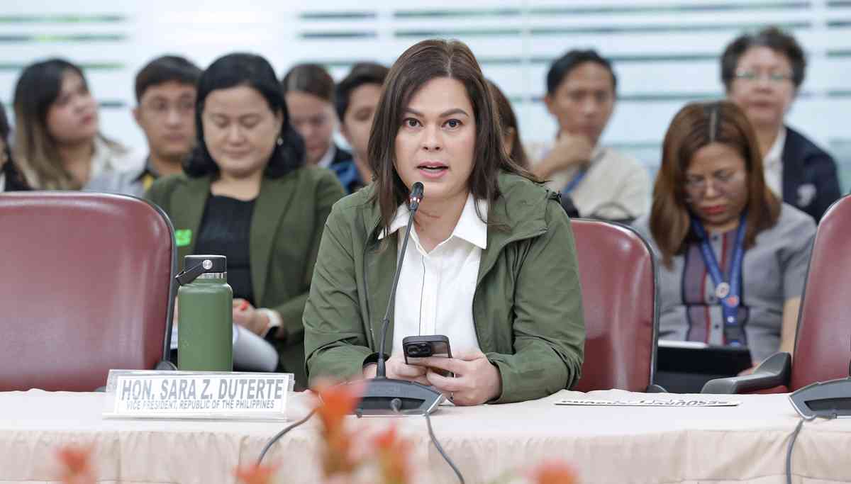VP Sara submits affidavit to House panel, skips probe on OVP fund use