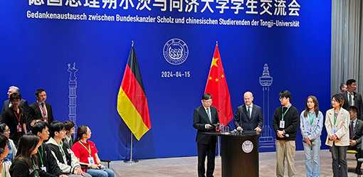 We don't all smoke weed in Germany, Scholz assures Chinese students