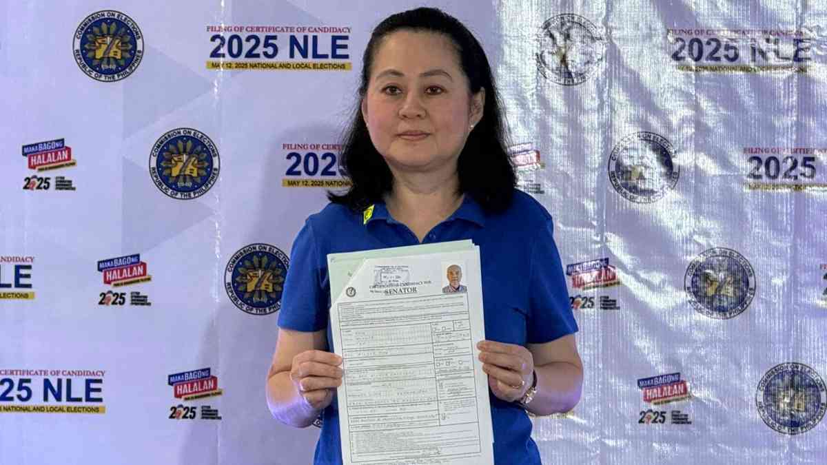 Willie Ong's wife files COC on his behalf