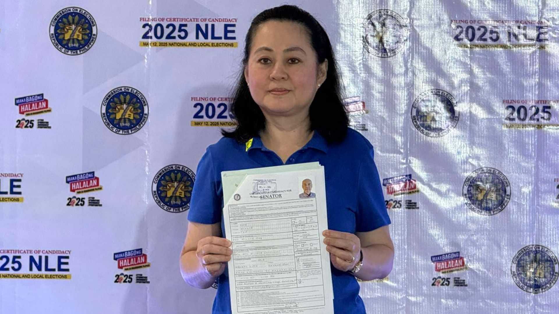 Willie Ong's wife files COC on his behalf