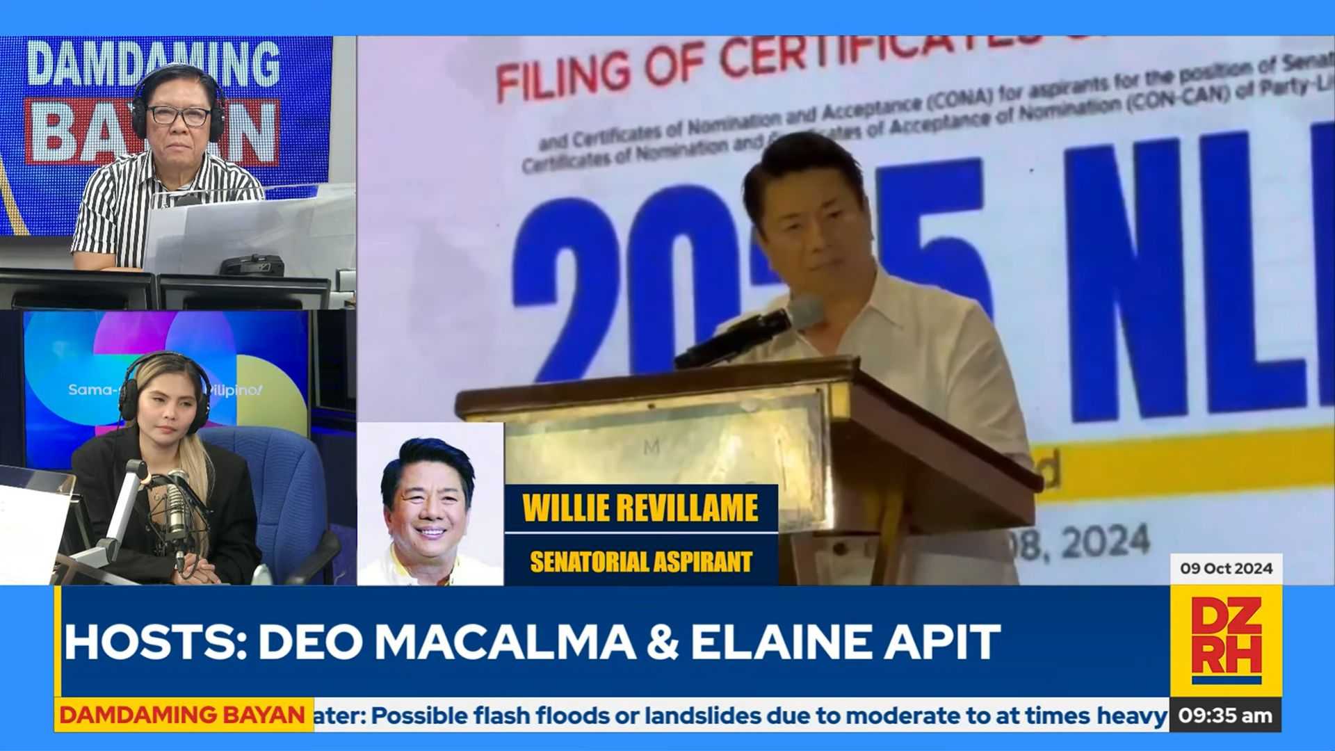 Willie Revillame on Senate bid: 'Minsan mas maganda ang walang alam, basta busilak ang puso sa pagtulong'