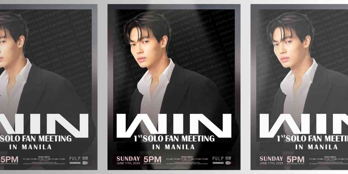 Win Metawin returns to PH for first solo fan meet