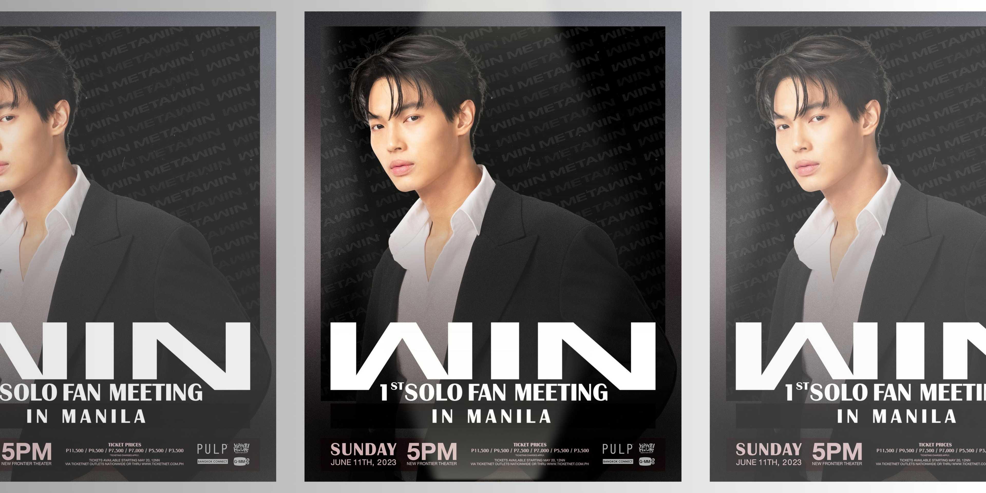 Win Metawin returns to PH for first solo fan meet