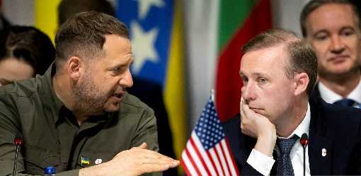 Zelenskiy's top aide talks assistance, N.Korea with Blinken, Sullivan